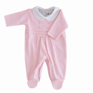 Roze pakje met witte kraag