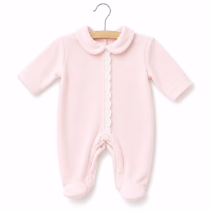 Fluweel roze boxpakje