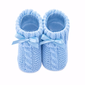 Babyslofjes babyblauw.
